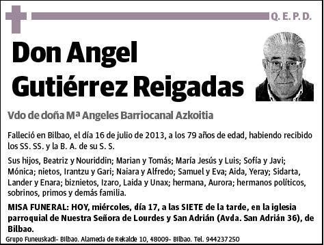 GUTIERREZ REIGADAS,ANGEL