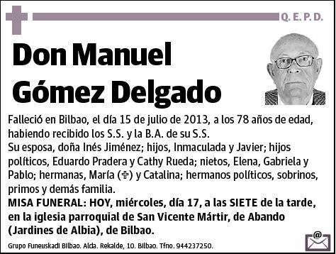 GOMEZ DELGADO,MANUEL