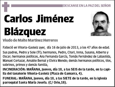 JIMENEZ BLAZQUEZ,CARLOS