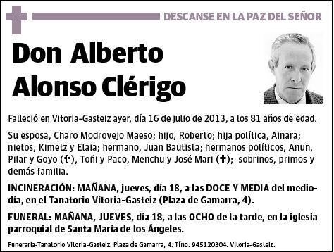 ALONSO CLERIGO,ALBERTO