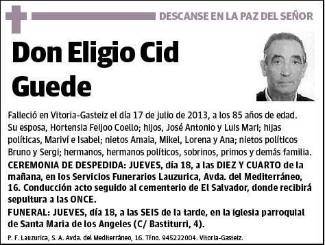 CID GUEDE,ELIGIO