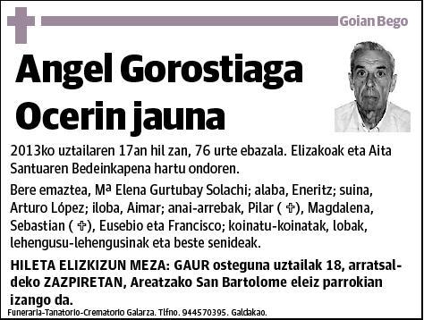 GOROSTIAGA OCERIN,ANGEL