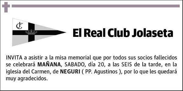 CLUB JOLASETA,REAL