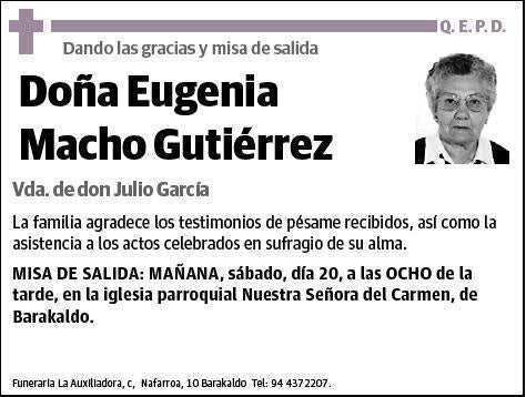 MACHO GUTIERREZ,EUGENIA