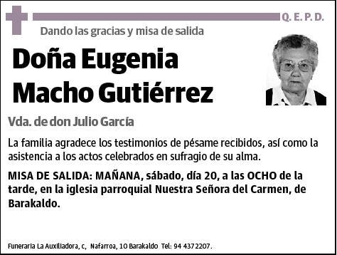 MACHO GUTIERREZ,EUGENIA