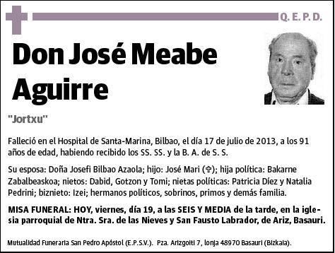 MEABE AGUIRRE,JOSE