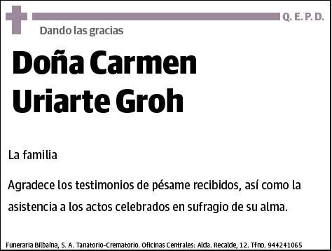 URIARTE GROH,CARMEN