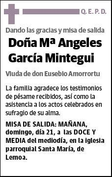 GARCIA MINTEGUI,Mª ANGELES