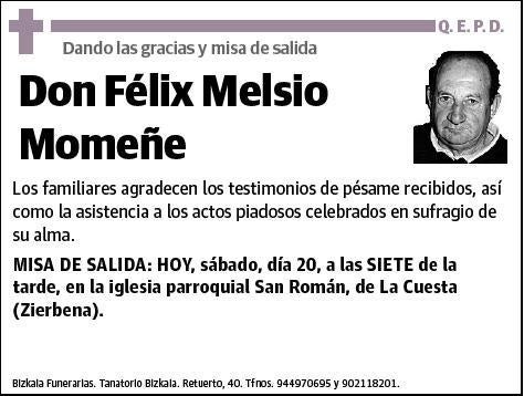 MELSIO MOMEÑE,FELIX