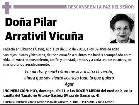 ARRATIVIL VICUÑA,PILAR