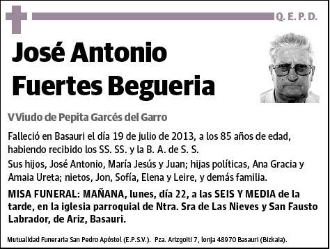 FUERTES BEGUERIA,JOSE ANTONIO