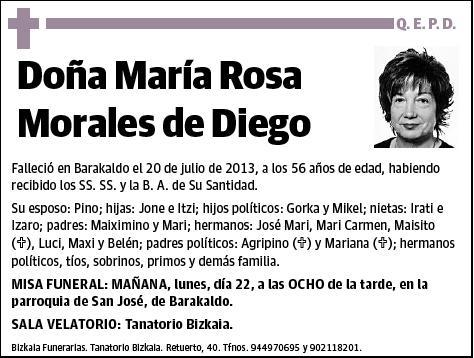 MORALES DE DIEGO,MARIA ROSA