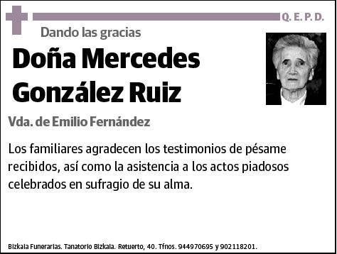 GONZALEZ RUIZ,MERCEDES