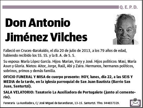 JIMENEZ VILCHES,ANTONIO