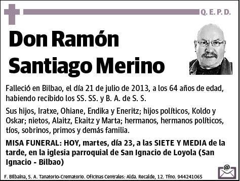 SANTIAGO MERINO,RAMON