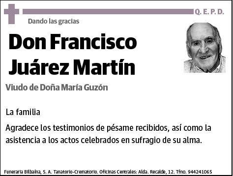 JUAREZ MARTIN,FRANCISCO