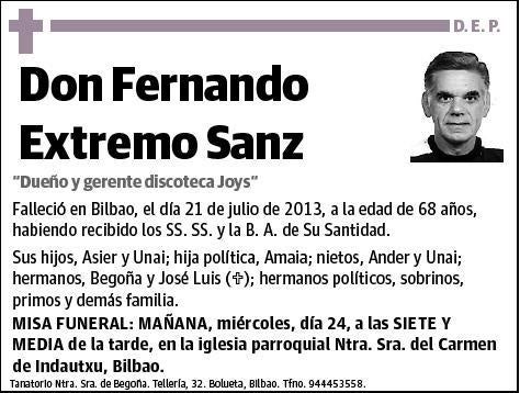 EXTREMO SANZ,FERNANDO