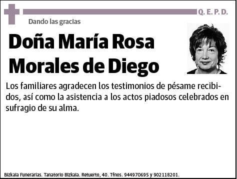 MORALES DE DIEGO,MARIA ROSA