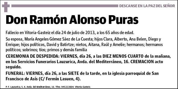 ALONSO PURAS,RAMON