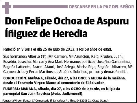 OCHOA DE ASPURU IÑIGUEZ DE HEREDIA,FELIPE