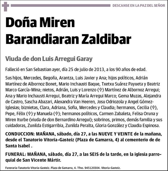 BARANDIARAN ZALDIBAR,MIREN