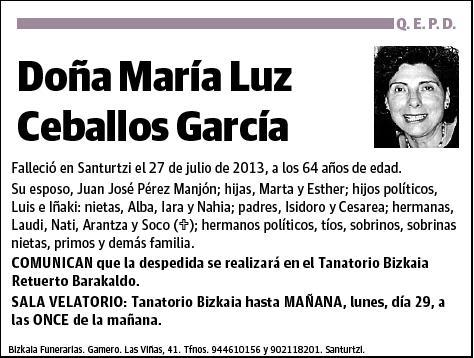 CEBALLOS GARCÍA,MARÍA LUZ