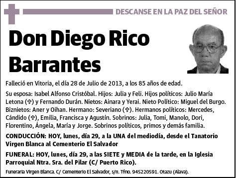 RICO BARRANTES,DIEGO