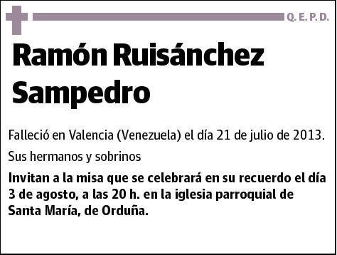 RAMON RUISANCHEZ SAMPEDRO