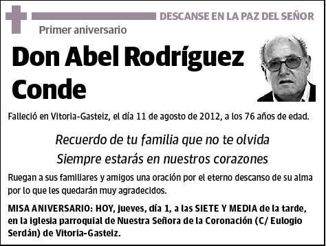 RODRIGUEZ CONDE,ABEL