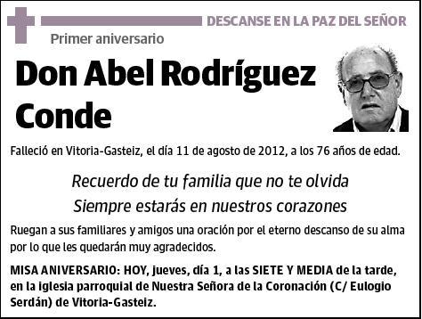 RODRIGUEZ CONDE,ABEL