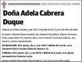 CABRERA DUQUE,ADELA
