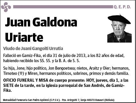 GALDONA URIARTE,JUAN