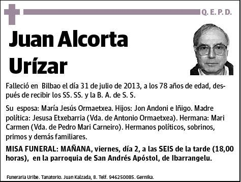 ALCORTA URIZAR,JUAN