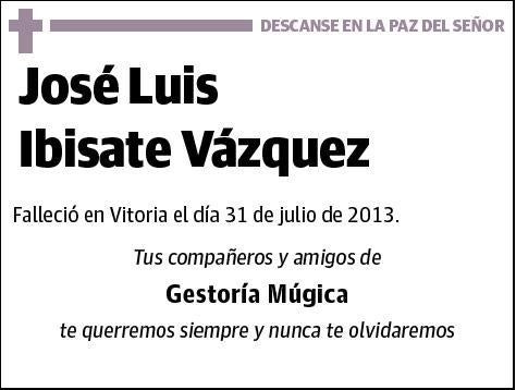 IBISATE VAZQUEZ,JOSE LUIS