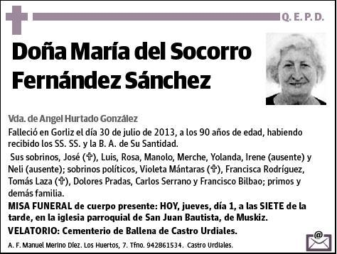 FERNANDEZ SANCHEZ,MARIA DEL SOCORRO