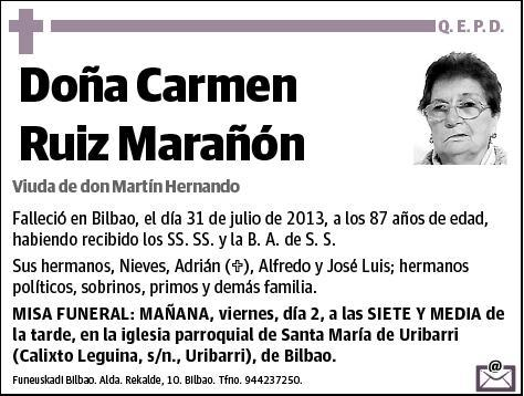 RUIZ MARAÑON,CARMEN