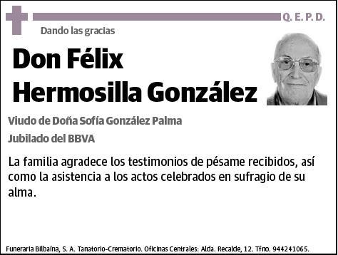 HERMOSILLA GONZALEZ,FELIX