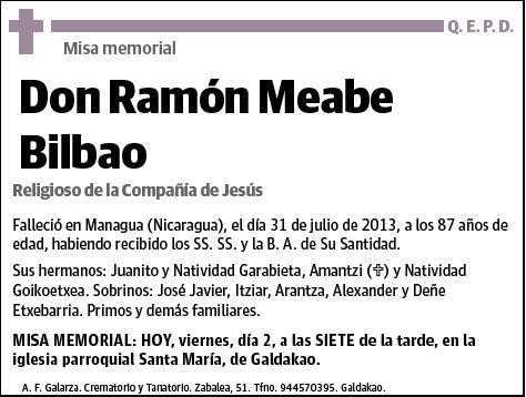 MEABE BILBAO,RAMON