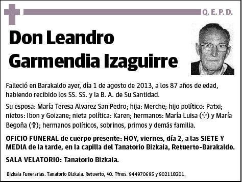 GARMENDIA IZAGUIRRE,LEANDRO