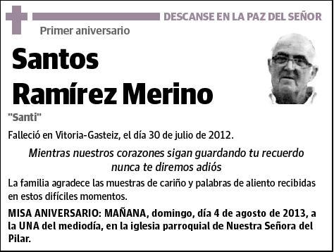 RAMIREZ MERINO,SANTOS