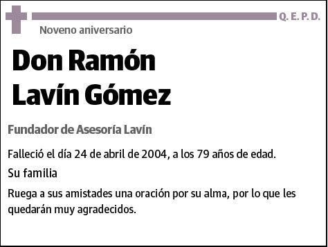 LAVIN GOMEZ,RAMON