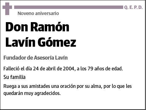 LAVIN GOMEZ,RAMON