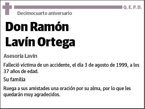 LAVIN ORTEGA,RAMON