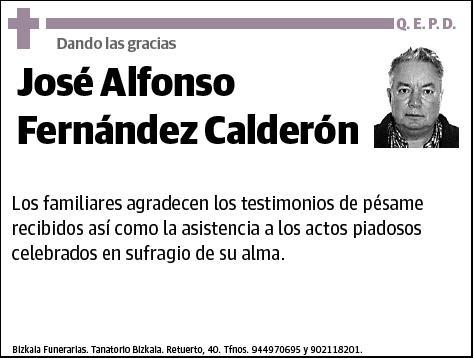 FERNANDEZ CALDERON,JOSE ALFONSO