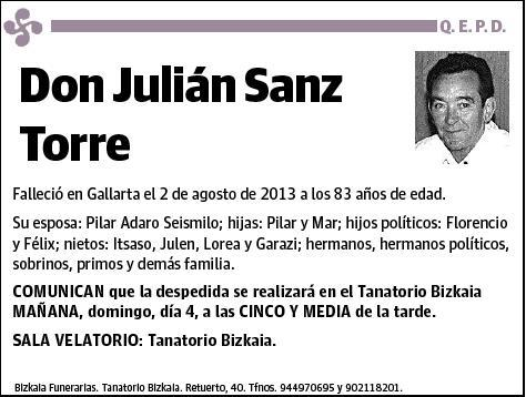 SANZ TORRE,JULIAN