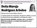 RODRIGUEZ ARBELOA,MARUJA