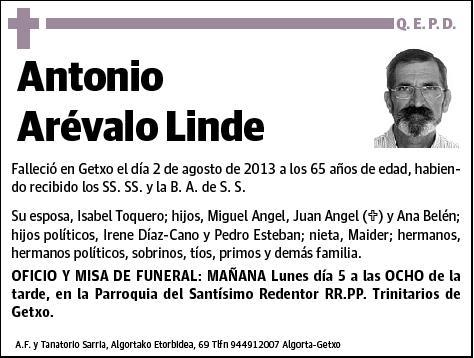 AREVALO LINDE,ANTONIO