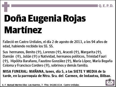 ROJAS MARTINEZ,EUGENIA