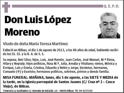 LOPEZ MORENO,LUIS