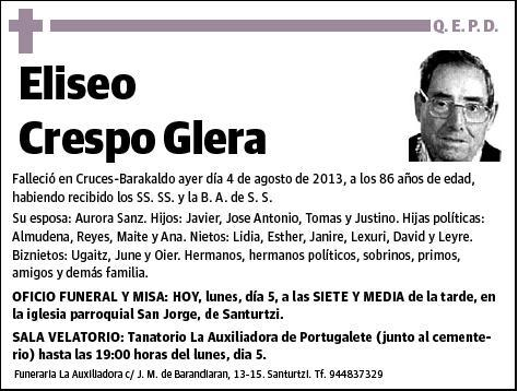 CRESPO GLERA,ELISEO